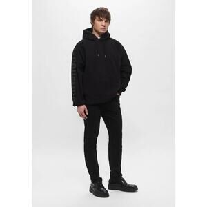 Jacquemus Le Hoodie Typo Logo Sweatshirt in Black L